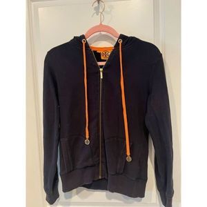 Tory Burch light weight full zip hoodie￼ size small